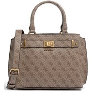 GUESS Aieta Girlfriend Satchel Hnědá - Handbag