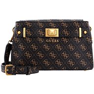 GUESS Aieta Society Crossbody Bag Hnědá - Handbag