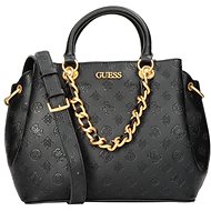 GUESS Geva 3 Compartment Satchel Černá - Handbag