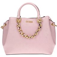 GUESS Geva 3 Compartment Satchel Růžová - Handbag
