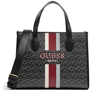 GUESS Silvana G Cube Logo Handbag Černá - Handbag