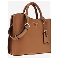 GUESS Handbag Meridian Girlfriend Satchel cognac - Handbag