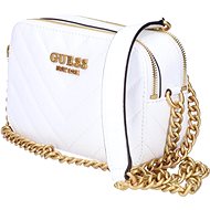 GUESS Jania 4G Logo Mini Crossbody Handbag White - Handbag
