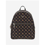 GUESS Vikky 4G Peony Logo Backpack Brown - Backpack