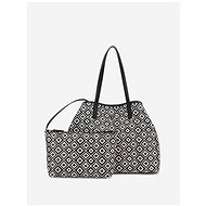 GUESS Vikky Raffia Handbag Black - Handbag