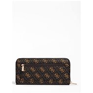 GUESS Wallet Eco Brenton Large latte with logo - Wallet