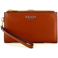 GUESS Wallet Laurel Double Zip organizer cognac - Wallet
