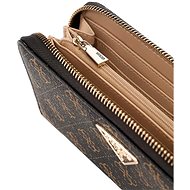 GUESS Wallet Laurel Large brown with logo - Wallet