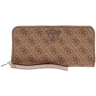 GUESS Wallet Laurel Large ll latte with logo - Wallet