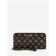 GUESS Wallet Laurel Large mocha with logo - Wallet