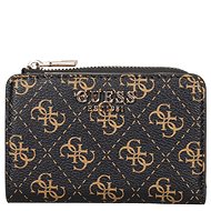 GUESS Wallet Laurel Medium brown with logo - Wallet