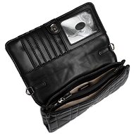 GUESS Handbag Assia Crossbody Flap Organizer black - Handbag