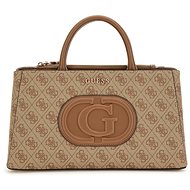 GUESS Handbag Eco Mietta Society latte with logo - Handbag
