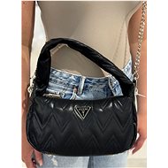 GUESS Handbag Eda top zip shoulder bag black - Handbag