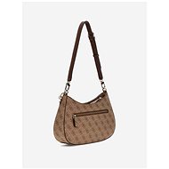 GUESS Handbag Noeele top zip latte with logo - Handbag