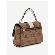 GUESS Handbag Nolana Top handle flap latté with logo - Handbag