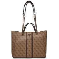 GUESS Handbag Noreen Girlfriend Carryall latte with logo - Handbag