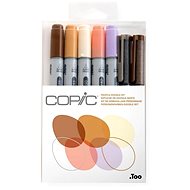 COPIC Ciao Double Sided Brush Chisel 5+2 pcs Doodle Kit "People" - Marker