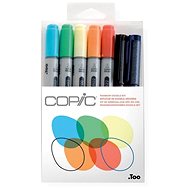 COPIC Ciao double-sided Brush Chisel 5+2 pcs Doodle Kit "rainbow" - Marker