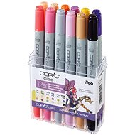COPIC Ciao Double Sided Brush Chisel 12 pcs Manga Witch Tones - Marker