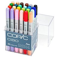 COPIC Ciao Double Sided Brush Chisel 24 pcs basic - Marker