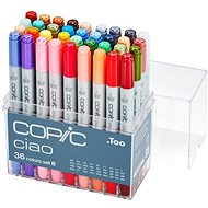 COPIC Ciao Double Sided Brush Chisel 36 pcs basic B - Marker