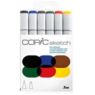 COPIC Sketch double-sided Brush Chisel 6 pcs basic "bold" - Marker