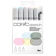 COPIC Sketch double-sided Brush Chisel 5+1 pcs shading basics - Marker