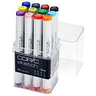 COPIC Sketch Double Sided Brush Chisel 12 pcs basic - Marker