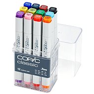 COPIC Classic double-sided Fine Chisel 12 pcs basic - Marker