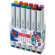 COPIC Classic double-sided Fine Chisel 12 pcs clear tones - Marker