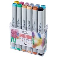 COPIC Classic double-sided Fine Chisel 12 pcs pastel tones - Marker