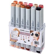 COPIC Classic double-sided Fine Chisel 12 pcs skin tones - Marker
