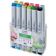 COPIC Classic double-sided Fine Chisel 12 pcs spring tones - Marker
