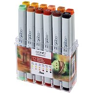 COPIC Classic double-sided Fine Chisel 12 pcs autumn tones - Marker