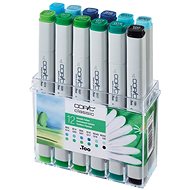 COPIC Classic double-sided Fine Chisel 12 pcs for landscape - Marker