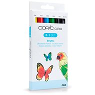 COPIC Ciao double-sided Brush Chisel 5+1 pcs clear tones - Marker