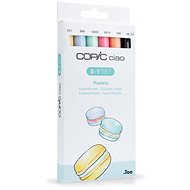 COPIC Ciao double-sided Brush Chisel 5+1 pcs pastel tones - Marker