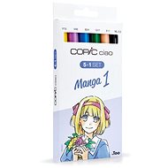 COPIC Ciao Double Sided Brush Chisel 5+1 pcs Manga 1 - Marker