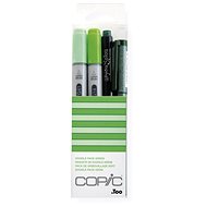 COPIC Ciao Reversible Brush Chisel 2+2 pcs Doodle Kit green - Marker