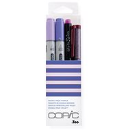 COPIC Ciao Reversible Brush Chisel 2+2 pcs Doodle Kit purple - Marker