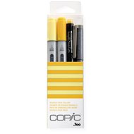COPIC Ciao double-sided Brush Chisel 2+2 pcs Doodle Kit yellow - Marker