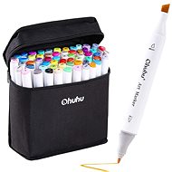 OHUHU double-sided Fine Chisel 60 pcs + blender - Marker