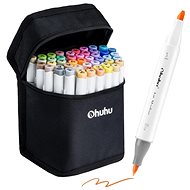 OHUHU double-sided Brush Chisel 48 pcs secondary + blender - Marker