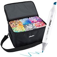 OHUHU double-sided Fine Chisel 320 pcs + blender - Markers