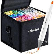 OHUHU double-sided Brush Chisel 104 pcs + blender - Markers