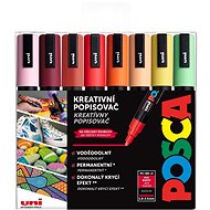UNI Posca 5M, 8 db, nyári színek - Filctoll készlet