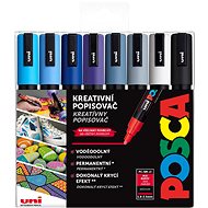 UNI Posca 5M 8 pcs cool tones - Markers