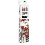 COPIC Ciao double-sided Brush Chisel 3 pcs Architect Palette - Marker