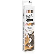 COPIC Ciao Double Sided Brush Chisel 3 Pcs Pet Palette - Marker